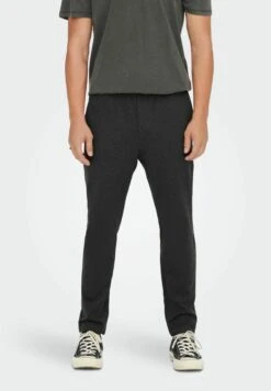 Only & Sons BEQUEME SOMMER ONSLINUS - Stoffhose - Schwarz