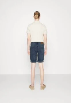Only & Sons ONSPLY LIFE FOLD UP - Jeans Shorts - Dark Blue Denim -Only and Sons Verkäufe f7d41d58cbf04d1895829346c15ddf84