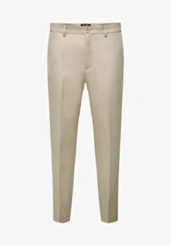 Only & Sons ONSEVE CLEAN - Anzughose - Beige -Only and Sons Verkäufe fb1b43ed96c74b968e0e1a729f126e8f