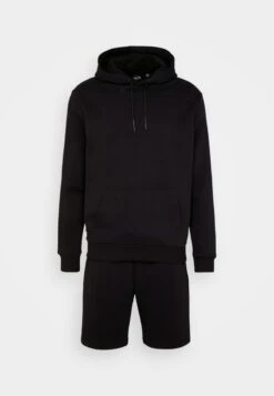 Only & Sons ONSCERES SHORT AND HOOD SET UNISEX - Sweatshirt - Black -Only and Sons Verkäufe fb70b8336cf4463cac27cb464e8c6940