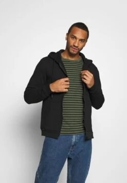 Only & Sons ONSCERES LIFE ZIP HOODIE - Sweatjacke - Black