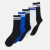Only & Sons ONSBRODY STRIPE TENNIS SOCK 5 PACK - Socken - Black