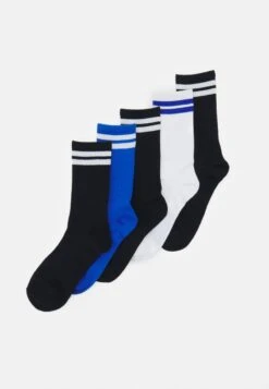 Only & Sons ONSBRODY STRIPE TENNIS SOCK 5 PACK - Socken - Black