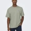 Only & Sons Print T-shirt - Seagrass