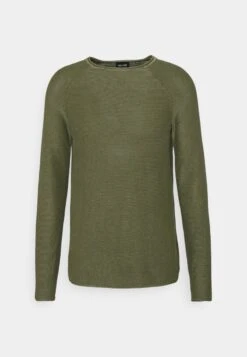 Only & Sons ONSDEXTOR RAGLAN - Strickpullover - Olive Night -Only and Sons Verkäufe fecfd77586534befbe382abf565f637e
