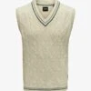Only & Sons TANKTOP - Strickpullover - Antique White