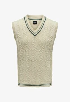 Only & Sons TANKTOP - Strickpullover - Antique White
